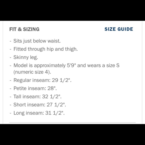 NWT Mid-Rise Skinny Everyday Khakis, Black, sz 10 - Picture 2 of 2